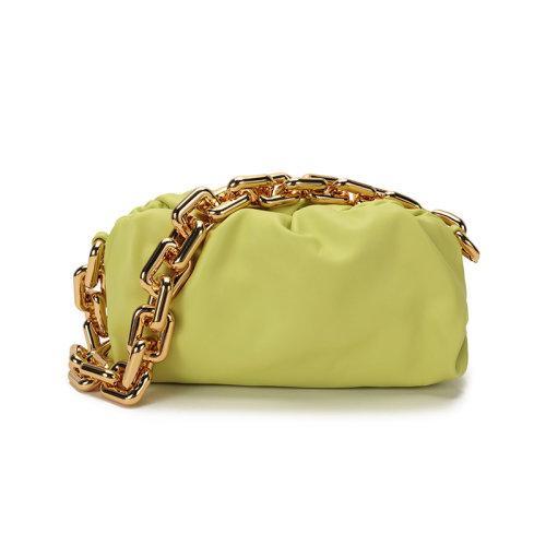 Bottega Veneta/葆蝶家 女士小牛皮CHAIN POUCH手提单肩包云朵包 620230 VCP40 商品图5