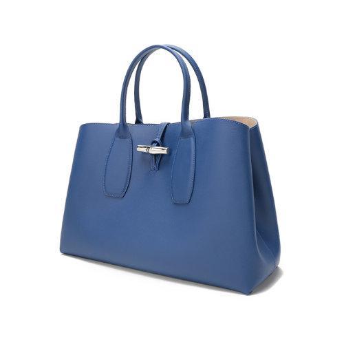 Longchamp/珑骧  女士ROSEAU系列大号牛皮手提包 10059 HPN 商品图26