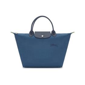 Longchamp/珑骧 2021款 女士LE PLIAGE GREEN系列中号织物短柄可折叠手提包饺子包 1623 919