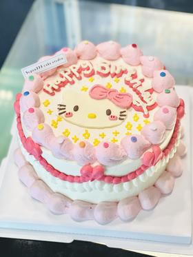 6-10寸 复古卡通hello kitty猫（手绘款）