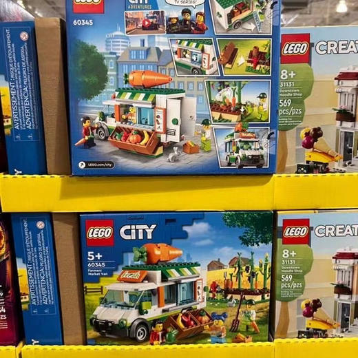 最新上市两款乐高，LEGO【60345 】特价388元🉐流动农货车积木玩具城市组系列，LEGO乐高创意百变系列 【31131】特价398元🉐市中心面馆 商品图4