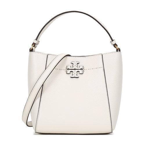 Tory Burch/汤丽柏琦 女士MCGRAW系列小号皮革手提单肩斜挎包水桶包 74956 商品图0