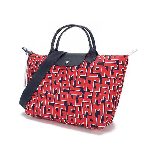 Longchamp/珑骧 女士LE PLIAGE系列织物中号手提单肩包 1515 412 商品图11