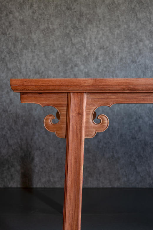 红桥红  家具严选  缅甸花梨（大果紫檀）  【216 经眼录 云头画案】 商品图2