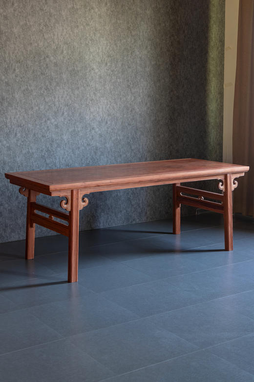 红桥红  家具严选  缅甸花梨（大果紫檀）  【216 经眼录 云头画案】 商品图4