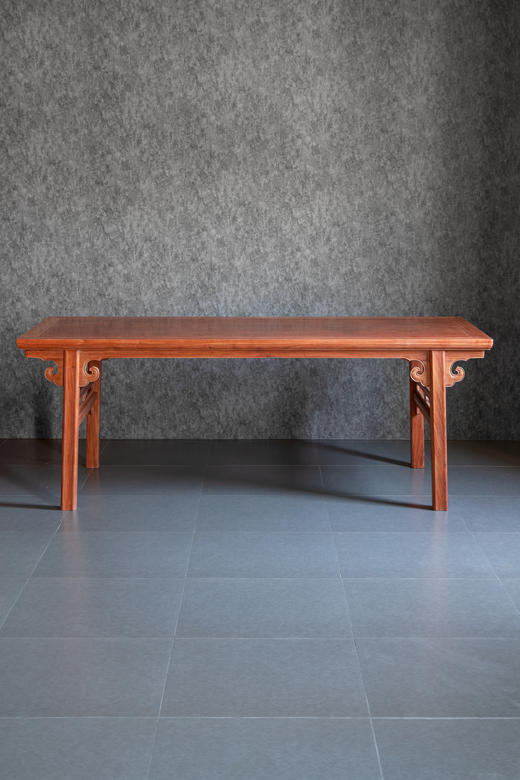 红桥红  家具严选  缅甸花梨（大果紫檀）  【216 经眼录 云头画案】 商品图1