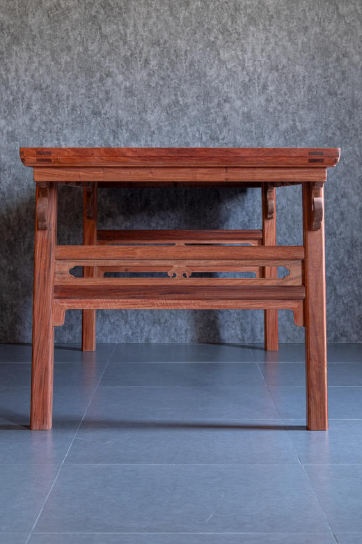 红桥红  家具严选  缅甸花梨（大果紫檀）  【216 经眼录 云头画案】 商品图10