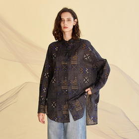 3F【Rhema 芮玛】2022秋 宽松印花衬衫