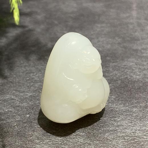 【御珠宫坊】糖羊脂白玉佛挂件 商品图4
