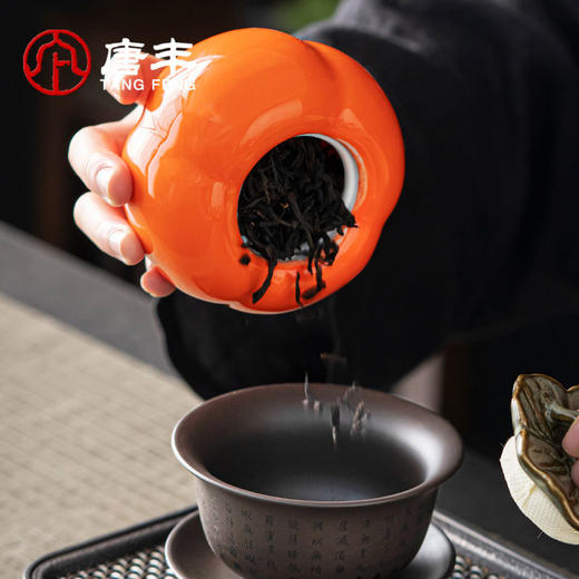 【唐丰】事事如意茶叶罐 陶瓷茶叶罐家用密封防潮醒茶罐M仓 商品图3