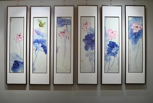 清莲静心六条屏 商品图0