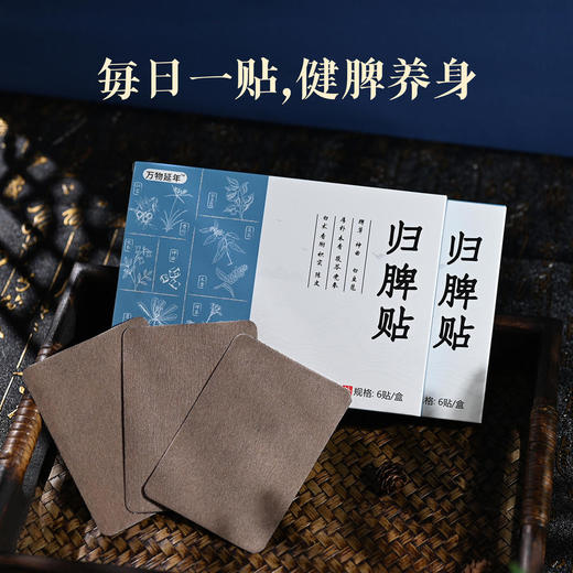 【买2送1】归脾贴沁养心脾养血宁神精选11味养脾草本潮汕草药脾草配方脾实贴6贴/盒 商品图4