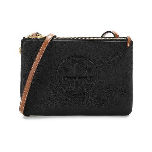 Tory Burch/汤丽柏琦【21秋冬新款】女士PERRY系列皮革BOMBE单肩斜挎包双T LOGO 79396 商品图5