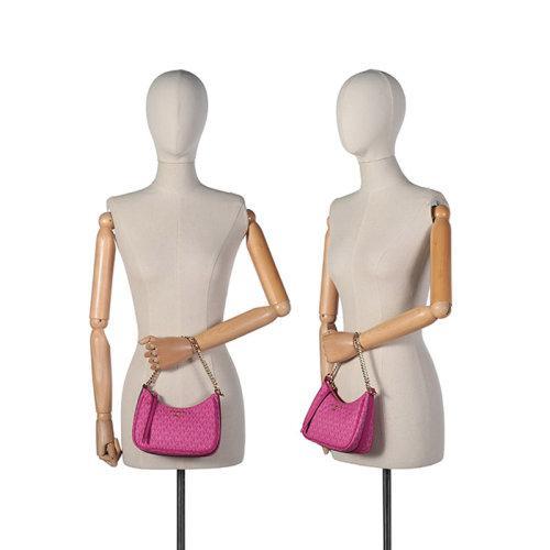 Michael Kors/迈克·科尔斯【22春夏新款】MK女包 JET SET CHARM系列人造革小号手提单肩包腋下包老花 32H1GT9C1V 商品图4