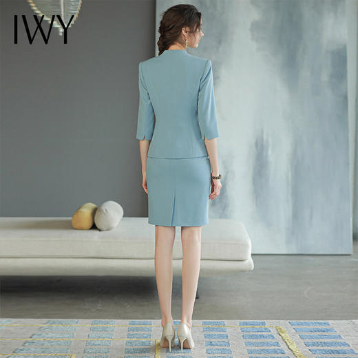 IWY/职业西装工作服女时尚气质套装高端美容院前台工装办公OL套裙CS1580 商品图3