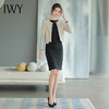 IWY/黑色西装连衣裙女2022夏新款气质显瘦大牌高级感通勤职业套裙Q736-B 商品缩略图1