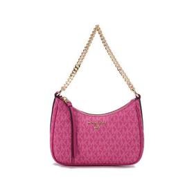 Michael Kors/迈克·科尔斯【22春夏新款】MK女包 JET SET CHARM系列人造革小号手提单肩包腋下包老花 32H1GT9C1V