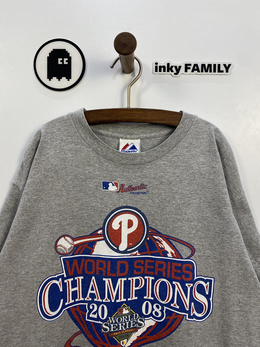 Y2K Vintage Majestic MLB 美国职业棒球大联盟 世界锦标赛 短袖T恤 _SST(L) 商品图0