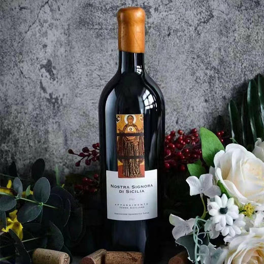 意大利西西里进口IGT红酒风干葡萄酒 17度 750ml/瓶 商品图1