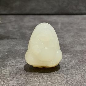 【御珠宫坊】糖羊脂白玉佛挂件