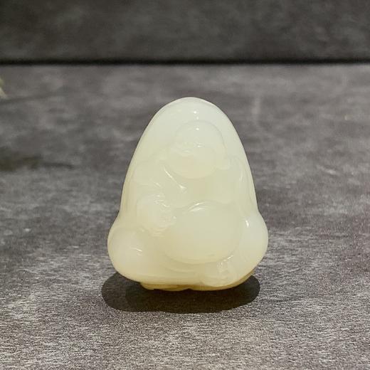 【御珠宫坊】糖羊脂白玉佛挂件 商品图0