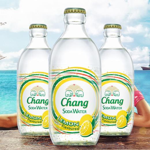 泰国进口青柠味泰象牌苏打水青柠檬弱碱无糖气泡苏打水饮料 商品图3