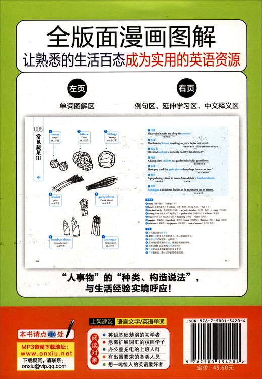 (仓发) 漫画图解·一看就会：实用英语单词（日常必备 白金版）/中译出版社/9787500154204 商品图3