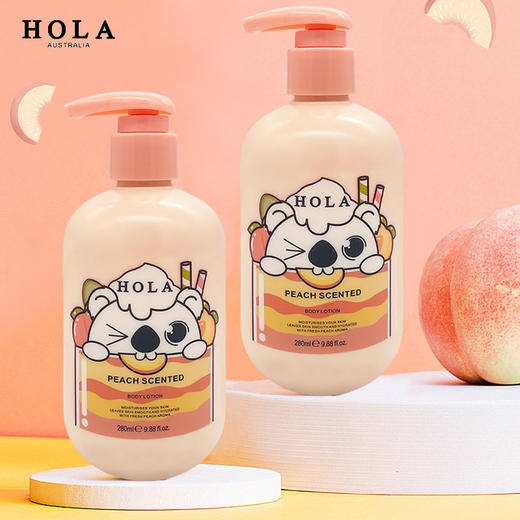 赫拉 身体护理套 桃桃身体乳 补水保湿全身持久滋润 280ml + 考拉护手霜 单支牛油果 30ml 商品图2