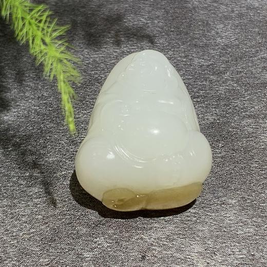 【御珠宫坊】糖羊脂白玉佛挂件 商品图1