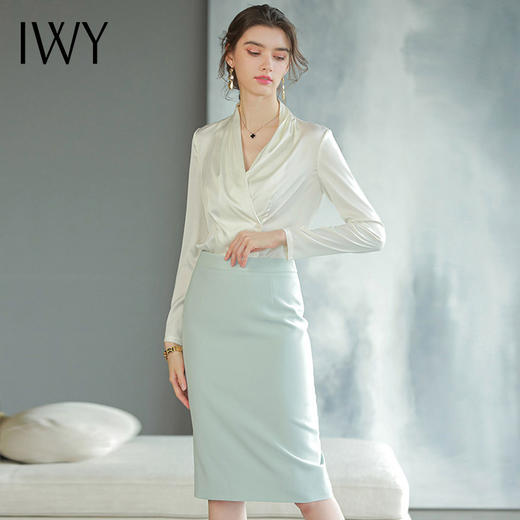 IWY/气质名媛衬衫半裙女B468+S1584-L 商品图2
