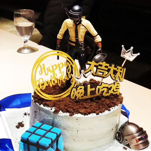 【吃鸡游戏】情景鲜果造型蛋糕 商品图3