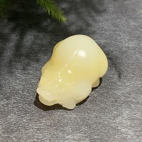 【御珠宫坊】糖羊脂白玉貔貅挂件