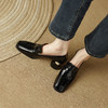 韩版百搭方头小皮鞋，英伦风粗跟高跟单鞋 LD-6098 商品缩略图4