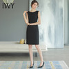 IWY/黑色西装连衣裙女2022夏新款气质显瘦大牌高级感通勤职业套裙Q736-B 商品缩略图2