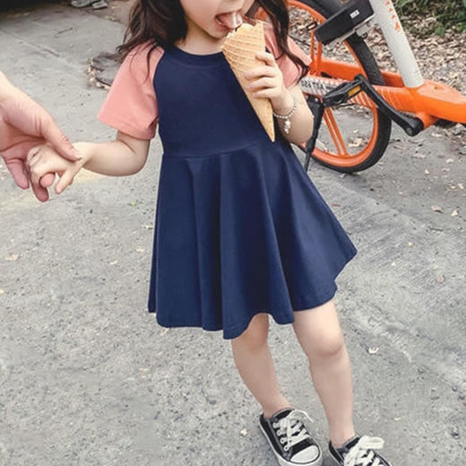 裁缝学苑TQ48女童T恤裙夏装新款宝宝连衣裙纸样童装裙子打版裁剪 商品图3