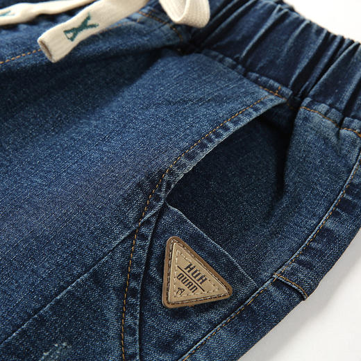 百搭休闲，哈伦裤松紧腰宽松显瘦牛仔裤GYM-PT0635 商品图2