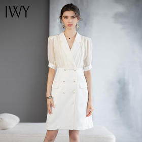 0080 米白连衣裙下午篇