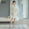 IWY/新款 杏色西装领连衣裙女秋季Q765 商品缩略图2