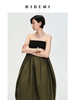 HIDEMI简约设计感弹⼒针织拼接多穿式蓬蓬裙摆茧型裙
⿊⾊/军绿⾊ 商品缩略图6