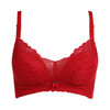 都市丽人自然舒适AB杯内衣蕾丝A:加加厚B:中厚3/4杯文胸三排扣无钢圈LB25B1 商品缩略图1