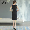IWY/黑色西装连衣裙女2022夏新款气质显瘦大牌高级感通勤职业套裙Q736-B 商品缩略图3
