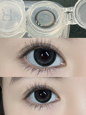 年抛 MIYYSEE 椰汁儿 14.5  着色13.7 粗边黑灰细闪 305