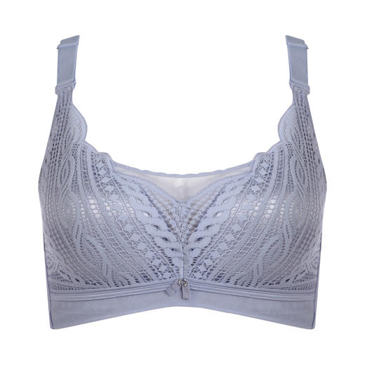 都市丽人舒软挺塑轻塑C杯调整型文胸蕾丝薄3/4杯塑身衣塑身文胸四排扣无钢圈LJ22H2 商品图6