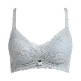 都市丽人自然舒适AB杯内衣蕾丝A:加加厚B:中厚3/4杯文胸三排扣无钢圈LB25B1