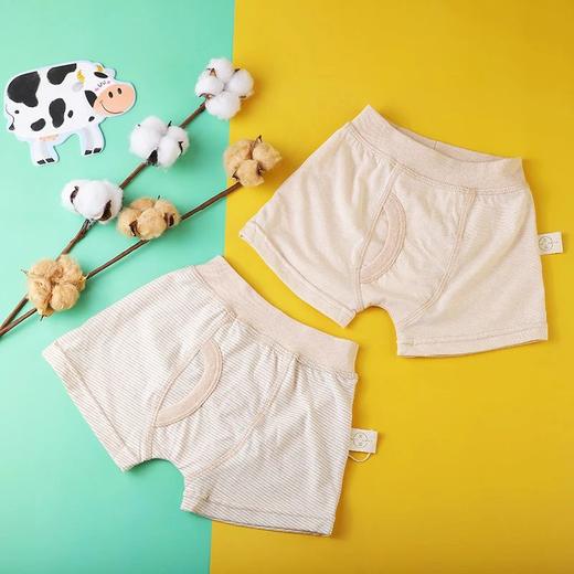 素道有机棉儿童平角内裤 2条装【京东快递送货上门】 商品图1