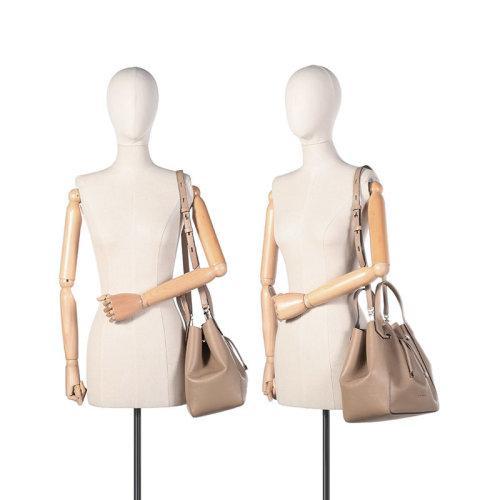 Michael Kors/迈克·科尔斯【22春夏新款】MK女包 PHOEBE系列牛皮革大号手提单肩包托特包 30H1L8PT3L 商品图4