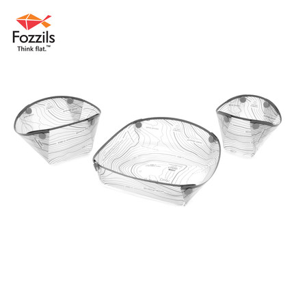 Fozzils Solo Pack-White 折单人餐具套装