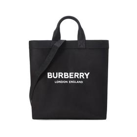 BURBERRY/博柏利【22春夏新款】男女通用款织物手提单肩斜挎包托特包购物袋徽标印花 80262331