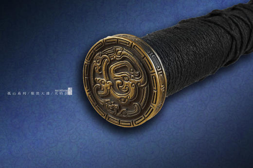 三希堂  孤山系列  银箔大漆天钧剑  未开刃 商品图6