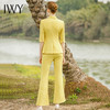 IWY/黄色气质时尚职业套装女新款五分袖薄款短袖显瘦小西装OLCP9175 商品缩略图2